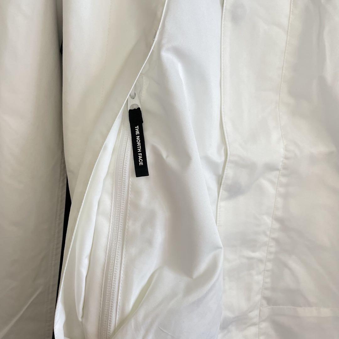 正規品 ノースフェイス【新品】WHITE LABEL マウンテンパーカー 白×黒 正規品 ノースフェイス【新品】WHITE LABEL マウンテンパーカー 白×黒