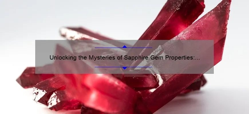 Sapphire Gem Properties